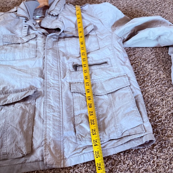 Calvin Klein Slim Fit Field‎ Jacket - Women's Large - Gray Utility Lightweight - Picture 7 of 7